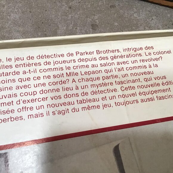 Parker Brothers " Clue Game" 1970's - Picture 4 of 9